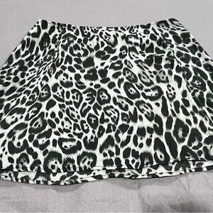 MOTEL Leopard Mini Skirt